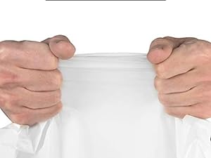 Commercial Moving And Storage Mattress Bag, Queen, 4 Mil, 1 Count, White, 80"L X 60"W X 10"H 2