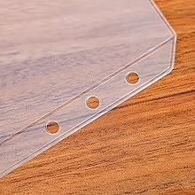 Cash Budget Envelopes For Budgeting Slider Zipper Binder Pouch Loose Leaf Bags Insert Pages Waterproof Document 2