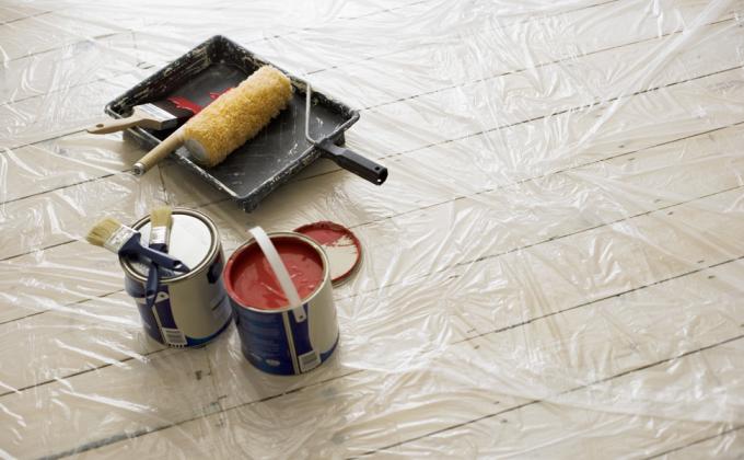 Wholesale Drop Cloth Plastic Drop Cloth For Painting Plastic Embossed Drop Cloth Furniture Masking Manufacturer 5