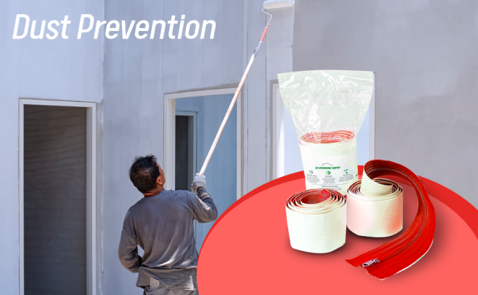 Peel And Stick Zipper - Heavy Duty - Dust Barriers, Construction, Containment Supply 7ft X 3in (2 Pack) 7