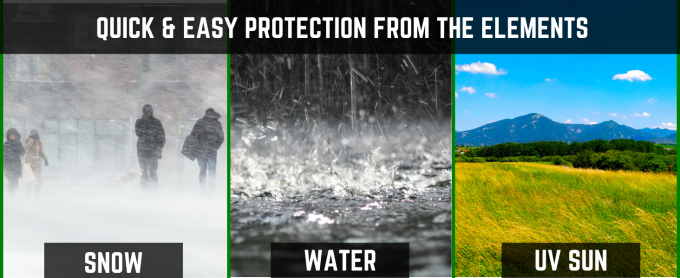 2 Meters High Custom Transparent Waterproof Dust Packing Print Plastic PE Pallet Cover Bag 3