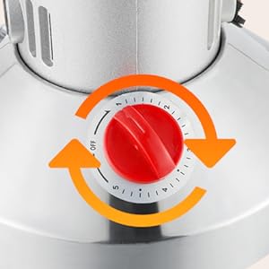 Powder Grinder 300g Electric Grain Mill Grinder Safety Upgraded Spice Grinder Pulverizer Stainless Steel Machine 2