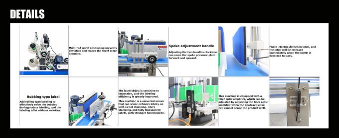 High Speed Marking Bottle Labeling Machine 110V Automatic Desktop ...