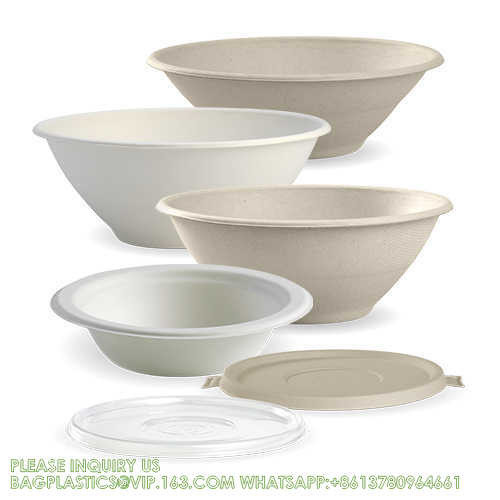 12oz 24oz 32 Oz Sugarcane Bagasse Biodegradable Disposable Compostable ...