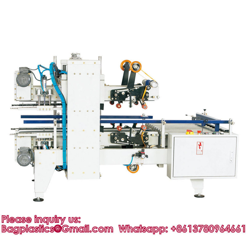 Economy Type Automatic Top & Bottom Belt Driven Carton Sealer Box ...