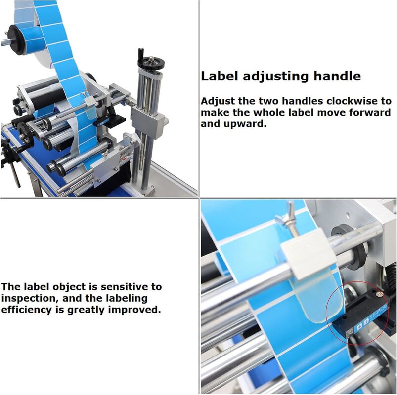 High Speed Marking Bottle Labeling Machine 110V Automatic Desktop ...